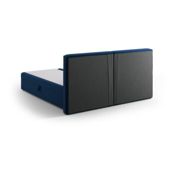 Tmavomodrá boxspring posteľ s úložným priestorom 160x200 cm Arendal – Cosmopolitan Design - Image 6