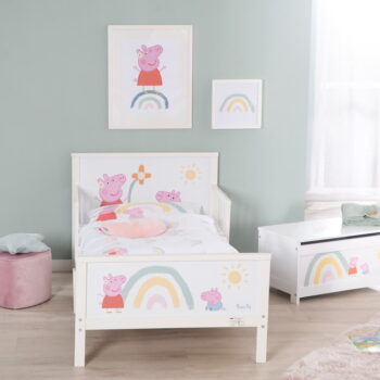 Biela detská posteľ 70x140 cm Peppa Pig – Roba - Image 3