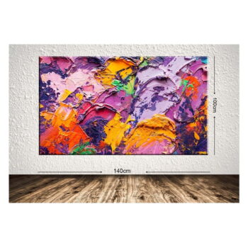 Obraz Tablo Center Strokes, 140 × 100 cm – Obrázok 2