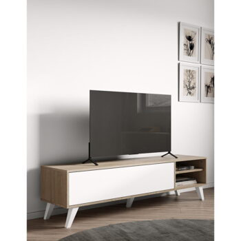 TV stolík v dekore duba v bielo-prírodnej farbe 165x43 cm Prism – TemaHome – Obrázok 9
