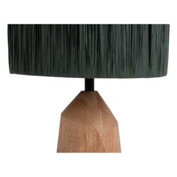 Čierna stolová lampa s tienidlom z papierového výpletu (výška 35,5 cm) Sheer Trapeze – Leitmotiv – Obrázok 4