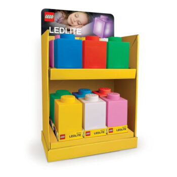 Ružové silikónové nočné svetielko LEGO® Classic Brick - Image 3