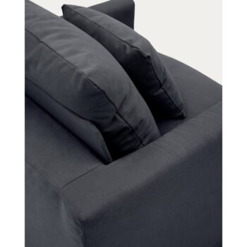 Antracitový poťah na kreslo 92 cm Nora – Kave Home - Image 3