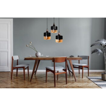 Čierne závesné svietidlo ø 30 cm Sahra – Opviq lights – Obrázok 2