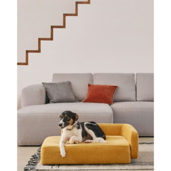 Pelech pre psov v horčicovej farbe 96x70 cm Bowie - Kave Home - Image 3