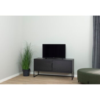 Čierny TV stolík Tenzo Lipp, 118 x 57 cm - Image 7