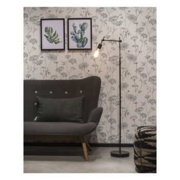 Čierna stojacia lampa s kovovým tienidlom (výška 170 cm) Sheffield – it's about RoMi - Image 5