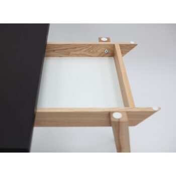 Rozkladací jedálenský stôl so zelenou doskou 65x90 cm Envelope – Ragaba - Image 4