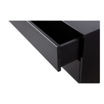 Čierny modulárny TV stolík z borovicového dreva 75x40 cm Finca – WOOOD - Image 7