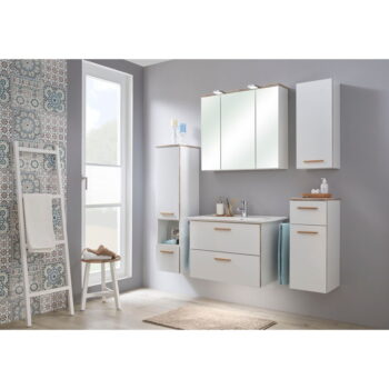 Biele keramické umývadlo bez batérie 80x47 cm Set 931 - Pelipal – Obrázok 3