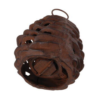Kovový lampáš (výška 18 cm) Pine Cone – Esschert Design – Obrázok 3