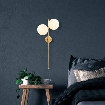 Nástenné svietidlo v zlatej farbe Fazli – Opviq lights - Image 2