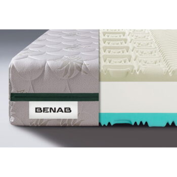 Tvrdý/stredne tvrdý penový obojstranný matrac 80x200 cm BonRelax HR VISCO - BENAB – Obrázok 3