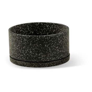 Súprava dvoch tmavosivých kvetináčov Bonami Selection Terrazzo - Image 2