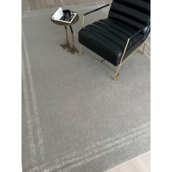 Antracitovosivý vlnený koberec 133x190 cm Calisia M Grid Rim – Agnella - Image 5