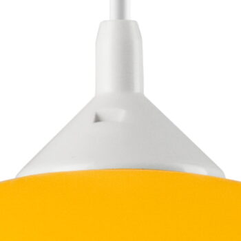 Okrovožlté detské svietidlo so skleneným tienidlom ø 30 cm Mariposa – LAMKUR - Image 7