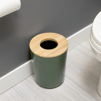 Zelený odpadkový kôš iDesign Eco Vanity - Image 5