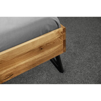 Dvojlôžková posteľ z dubového dreva 180x200 cm Golo 2 - The Beds - Image 3