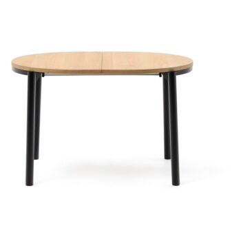Rozkladací jedálenský stôl s doskou v dubovom dekore v prírodnej farbe 90x120 cm Montuiri – Kave Home