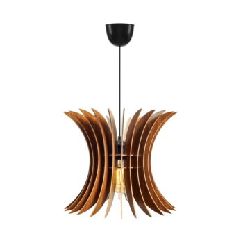 Závesné svietidlo v prírodnej farbe ø 35 cm – Opviq lights