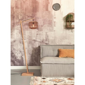 Stojacia lampa s ratanovým tienidlom v prírodnej farbe (výška 150 cm) Tanami – Good&Mojo – Obrázok 6