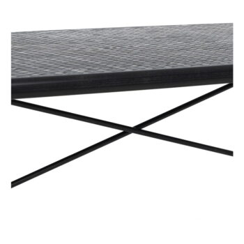Čierny kovový konferenčný stolík 60x109,5 cm Oslo – Ixia - Image 5