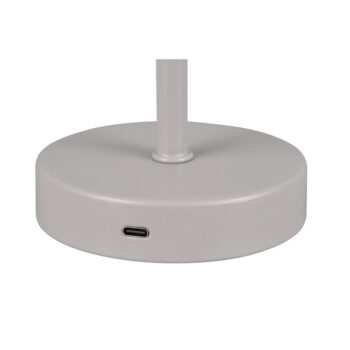 Svetlosivá LED stolová lampa so stmievačom (výška  30 cm) Jeff – Trio - Image 4