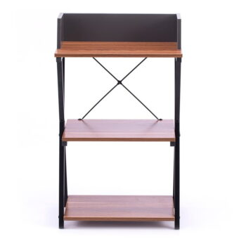 Pracovný stôl s doskou v dekore orechového dreva 30x50 cm Hexe – Homede – Obrázok 3