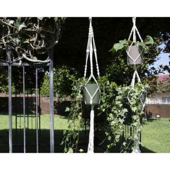 Látkový záves na kvetináč ø 13 cm (výška 100 cm) Macramé – Artevasi – Obrázok 3