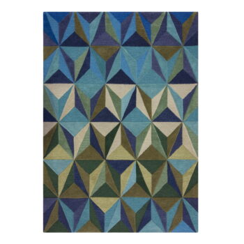 Modrý vlnený koberec 120x170 cm Reverie – Flair Rugs - Image 6