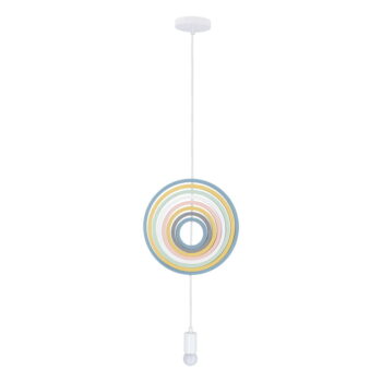 Závesné svietidlo s textilným tienidlom Single – Candellux Lighting - Image 7