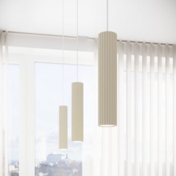 Krémové závesné svietidlo Gleam – Nice Lamps - Image 9