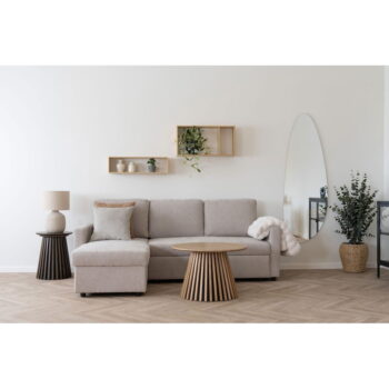 Poschodová bambusová polica v prírodnej farbe 70 cm Ember – House Nordic - Image 5
