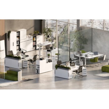 Pracovný stôl s nastaviteľnou výškou 80x120 cm Mailand – Germania – Obrázok 4