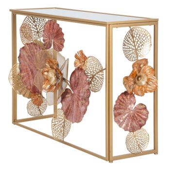 Oranžový konzolový stolík 41.5x114 cm Glam Redy – Mauro Ferretti – Obrázok 3