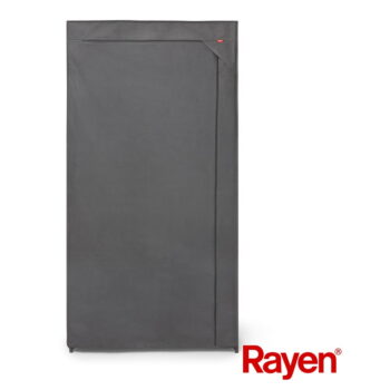 Sivá látková šatníková skriňa 79x155 cm – Rayen - Image 4