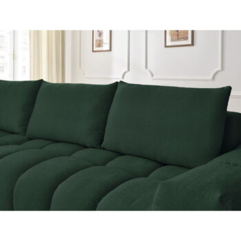 Tmavozelená rohová pohovka Everest – Bobochic Paris – Obrázok 10