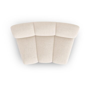 Krémovobiely modul pohovky (stredový diel) Lupine – Micadoni Home - Image 3