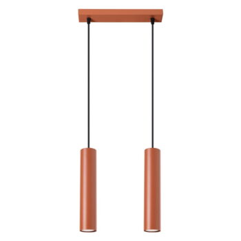 Závesné svietidlo v tehlovej farbe Castro – Nice Lamps