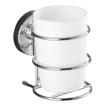 Samodržiaca dóza na kefky Wenko Vacuum-Loc, 11,5 x 7,5 cm – Obrázok 3