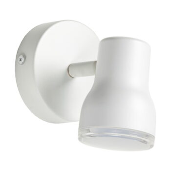 Biele LED nástenné svietidlo ø 6,5 cm Tehila - Kave Home
