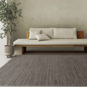 Antracitovosivý ručne tkaný jutový koberec 200x290 cm Oakley – Asiatic Carpets - Image 2