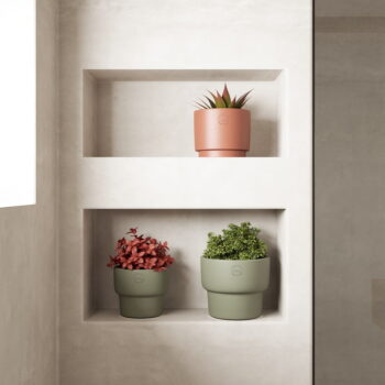 Keramický ručne vyrobený kvetináč ø 20 cm Echo – Artevasi – Obrázok 7