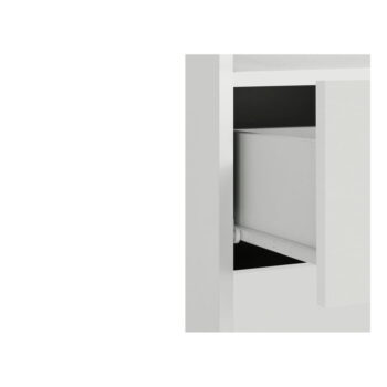 Biela vysoká kúpeľňová skrinka 60x121 cm Mirza - Støraa - Image 4
