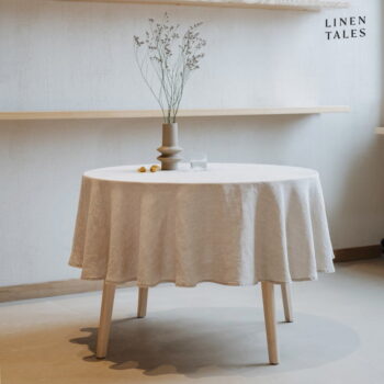 Ľanový obrus ø 180 cm - Linen Tales
