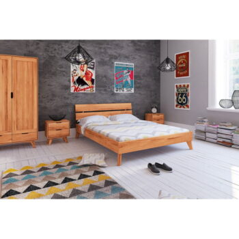 Šatníková skriňa z bukového dreva 90x180 cm Greg - The Beds - Image 9