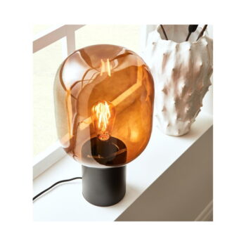 Sklenená stolová lampa Markslöjd Brooklyn, výška 43,5 cm - Image 2