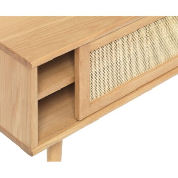 TV stolík v dekore duba v prírodnej farbe 150x50 cm Barrali – Unique Furniture – Obrázok 6