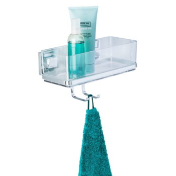 Držiak s 2 háčikmi bez nutnosti vŕtania Wenko Vacuum-Loc, až 33g - Image 2