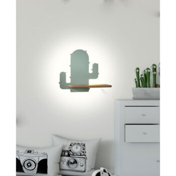 Zelené detské svietidlo Cactus - Candellux Lighting – Obrázok 3